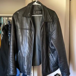 Guess Leather Jacket M